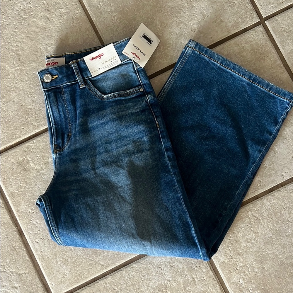 Wrangler Women's High Rise Jeans - Blue